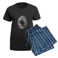 thumbnail image 5 of CafePress - Edgar Allen Poe The Raven Poem Pajamas - Women's Short Sleeve Print T-Shirt and Pants Dark Cotton Pajama Set, 5 of 7