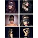 thumbnail image 2 of Máscara de encaje negro para mujer, máscara para fiesta de graduación, Halloween, Navidad (juego de 6) JM, 2 of 5