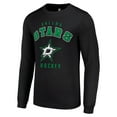 thumbnail image 2 of Men's Starter Black Dallas Stars Logo Long Sleeve T-Shirt, 2 of 3