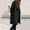 Black, variant on MKLEKYY Jackets for Women Winter Women Winter Wool Blend Mid Long Coat Notch Double Lapel Jacket Outwear