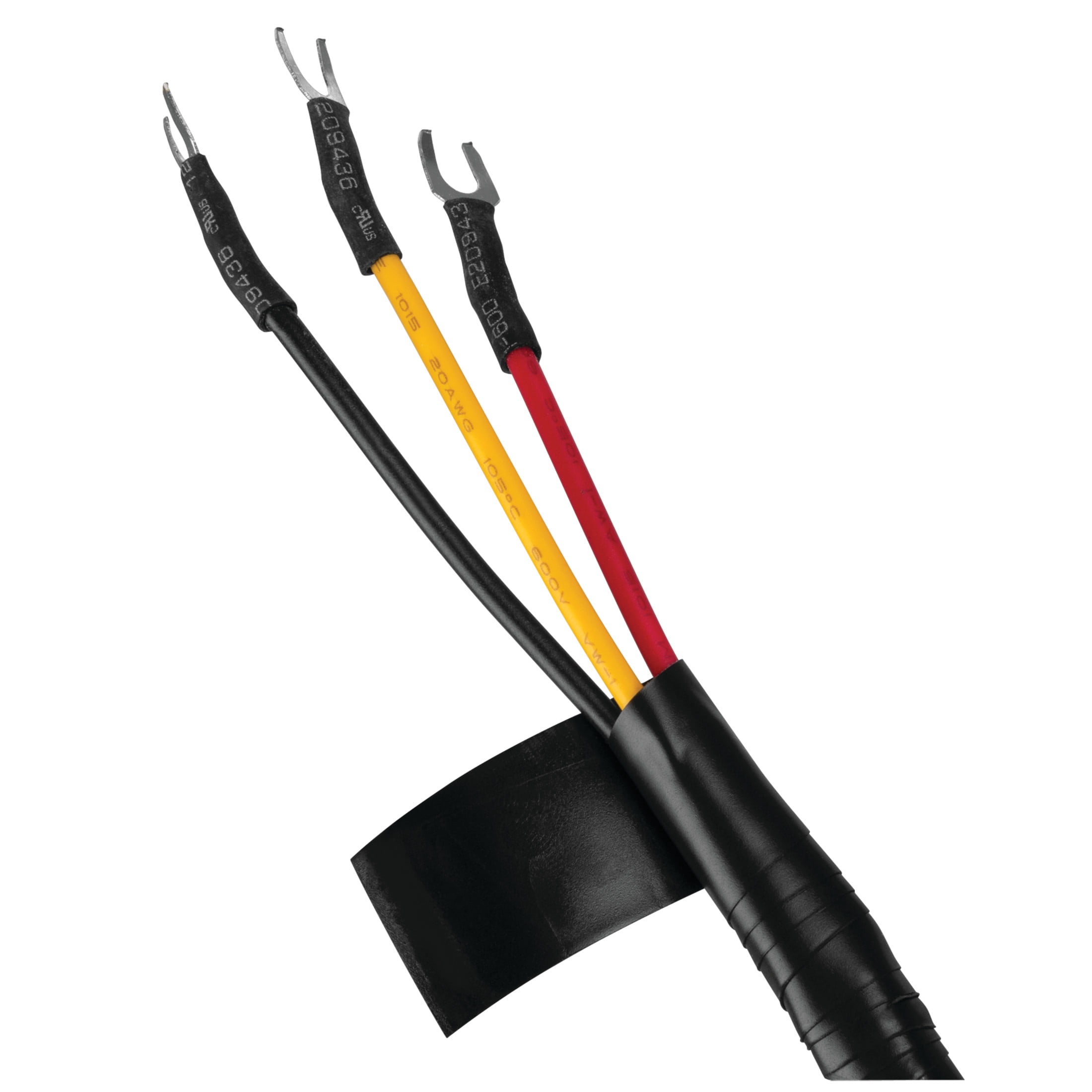 Performance Tool W500 60 foot x 3/4 inch Electrical Tape - Wiring Insulation, Electrical Connection Adhesive, 600V, High Temp Tape - Pack of 10, Black