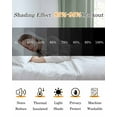thumbnail image 5 of Simple Sea Green Stripes Blackout Curtains 84 Inches Length, Modern Abstract White Lines Art Window Treatment Thermal Insulated Drapes for Bedroom Living Room 2 Panels 84x84 Inches, 5 of 8