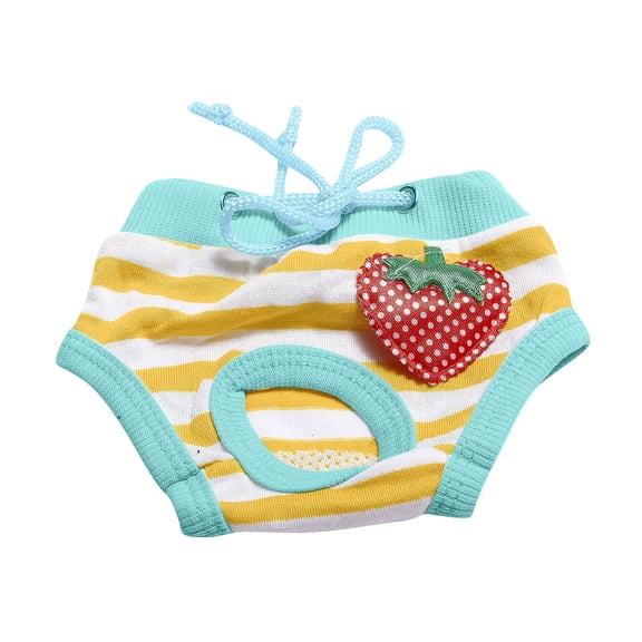 Pet Sanitary Pants Cartoon Cute Sanitary Pants Drawstring Panties For Dogs In Heat Reusable Hot Dog Pants Perfect Solution For Your Pet During Special Times Adjustable Waist Tie