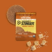 Honey Stinger Organic Gluten-Free Energy Waffle Snack, Salted Caramel, 1.06 oz, 16 Count