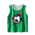 thumbnail image 2 of Eltusu Boys Cotton Tank Tops, Crew Neck Sports Relaxed Fit Sleeveless Workout Tops Green Size 10-11 T, 2 of 3