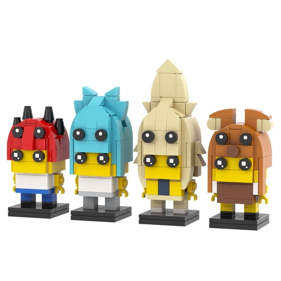 MOOXI 99 Nights Forest Missing Child Brickheadz Action Figures Building Block Set,Classic Creative Building Blocks Children Kit,Gifts for Kids(433pcs)