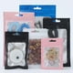 thumbnail image 4 of Bolsa de almacenamiento Ziplock plana translúcida de 100 Uds. Bolsa de plástico con cierre de cremallera de papel de aluminio frontal transparente bolsas de almacenamiento bolsas de embalaje, 4 of 5