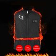 thumbnail image 5 of ZCFZJW Heated Jacket Heated Vest for Kids Boy Girls, Sleeveless Lightweight USB Rechargeable Thick Warm Windproof Full Zip Up Down Jacket, Battery Not Included(Black#51,8-9 Years), 5 of 11