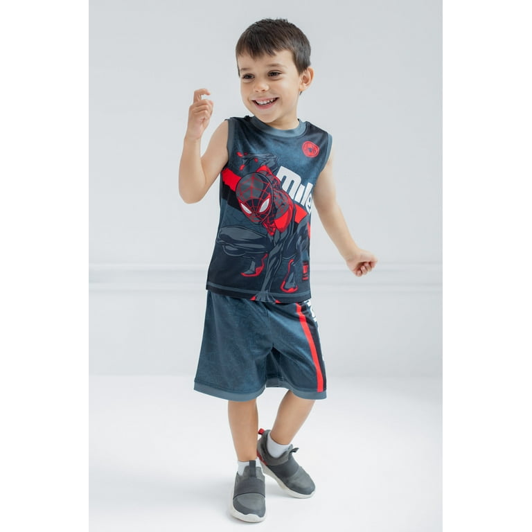 Pantaloncini Marvel Spiderman 2-Pack - Bermuda Bambino In Cotone | Per Calcio, Basket, Estate | Taglie 2-14 Anni - Foto 7