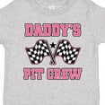 thumbnail image 4 of Inktastic Daddy's Pit Crew Design with Checkered Flags Girls Toddler T-Shirt, 4 of 5