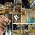 thumbnail image 3 of Wulawindy Bartender Kit, 20 Piece Bar Tool Set with Bamboo Stand, Cocktail Shaker Set, Stainless Steel Bar Tools for Drink, 3 of 7