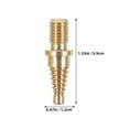thumbnail image 2 of FESTFENDS 3Sets Golden Copper Pool Cue Extension Screws with Tower Design for Stable Billiard Joint Connection, 2 of 7