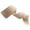 Khaki, variant on 4cm x 4.6m Wire Edge Jute Burlap Ribbon Natural & Multicolor for Holiday Wreaths, Gift Bows & Home Party Decoration