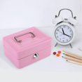 thumbnail image 4 of 1Pc Mini Portable Steel Petty Lockable Cash Money Coin Safe Security Box Household Pink, 4 of 4