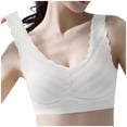 thumbnail image 2 of Jsaierl Womens Bras Wirefree Lift T-shirt Bras Cotton Sexy Bralettes Elegant Breathable Full Figure Bras, 2 of 5