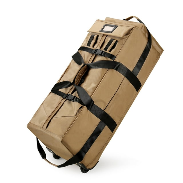 Graflsoa Sac à Dos Polyvalent Kaki à Roulettes - Résistant à l'Eau, Spacieux et Compact pour les Voyages et les Aventures en Plein Air