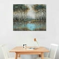 thumbnail image 3 of COMIO  Canvas Wall Art for Bedroom, Tree Farmhouse Wood Neutral Watercolor Painting Gray Brown Silver Birch Prints for Rustic Home Living Room Sofa Background Decor, 3 of 5
