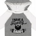 thumbnail image 4 of Inktastic I Have a Fuzzy Daddy Beard Boys or Girls Long Sleeve Baby Bodysuit, 4 of 5