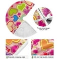 thumbnail image 2 of GZHJMY Valentine's&nbsp;Day Love Heart&nbsp;Tree&nbsp;Skirt, Double&nbsp;Layers Xmas Tree Skirts for Valentine's&nbsp;Day, Holiday Party Indoor Outdoor Home Office Ornaments, 36", 2 of 6