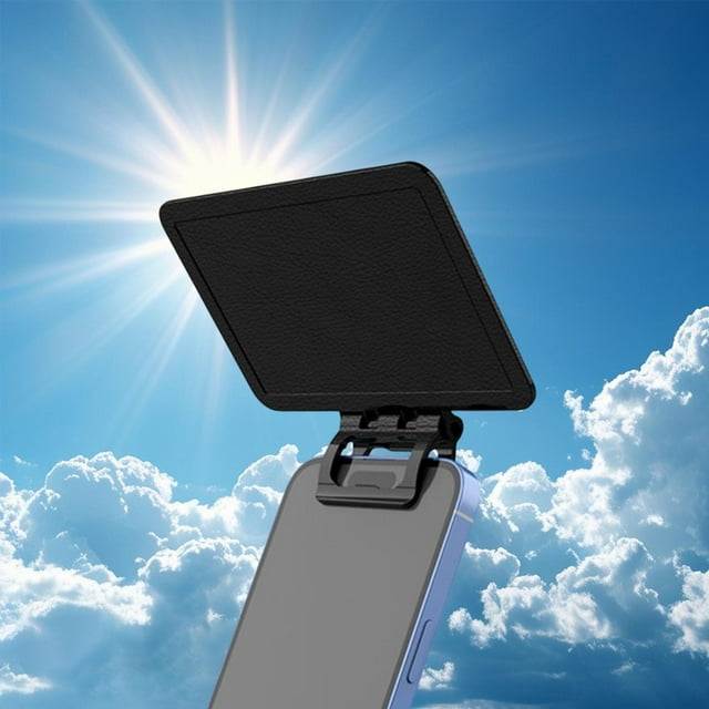 Tombre de teléfono móvil Sun Visor Anti Gree para todos los teléfonos inteligentes Multi Angle Angle Telep Sun Protection Umbrella Ajustable