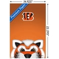 thumbnail image 3 of NFL Cincinnati Bengals - S. Preston Mascot Who Dey 20 Wall Poster, 14.725" x 22.375", 3 of 6