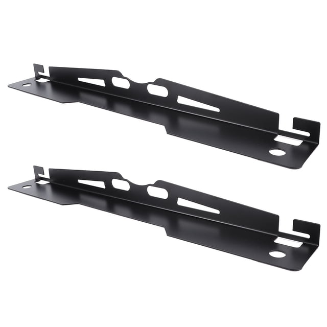Outils d'Alignement de Roues 2 Pcs Plaques d'Orteils en Alliage d'Acier pour Réparation de Pneus de Véhicules Noir