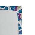thumbnail image 2 of Ambesonne Flower Fitted Sheet, Vibrant Vintage Shabby, Queen Size, Blue Violet Grey, 2 of 2