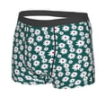 thumbnail image 2 of Wukai Daisies Flowers Print Men’s Underwear Breathable Boxer Briefs,&nbsp;Moisture Wicking & Breathable-Small, 2 of 7
