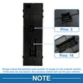 thumbnail image 4 of Interruptor de ventana eléctrica Unique Bargains No.254013DF0B para el lado del conductor delantero del Nissan Juke 2011-2017 en negro, 4 of 7