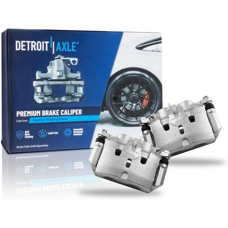 Detroit Axle - Front Brake Calipers with Brackets Replacement for 2009 2010 2011 2012 2013 2014 2015 Honda Pilot - 2pc Set