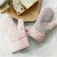 thumbnail image 3 of Big Sale! Ongmies Oven Mitts Clearance Silicone Slip Oven Set Soft Flexible Oven Gloves Heat Kitchen Cooking Mitts Hands From Hot Surfaces Cookie Sheets Pair Set Of 2 Kitchen Pink, 3 of 3