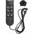 thumbnail image 1 of 6 Button Remote For Recliners 5 Pin Lift Chair Handset Controller Hand Control For Power Furniture, 1 of 5