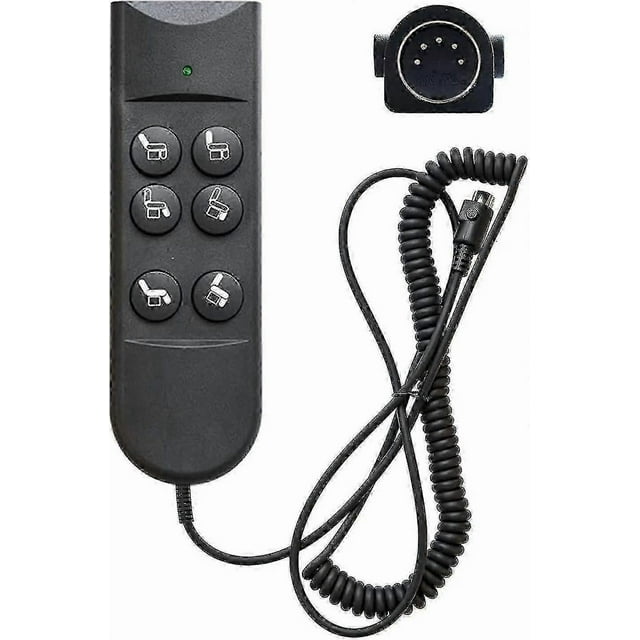 6 Button Remote For Recliners 5 Pin Lift Chair Handset Controller Hand Control For Power Furniture