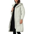 thumbnail image 4 of Abrigo acolchado grueso de invierno para mujer INSPIRE CHIC, parka cálida, chaqueta de plumas con capucha, abrigo largo acolchado, talla XL, blanco, 4 of 6