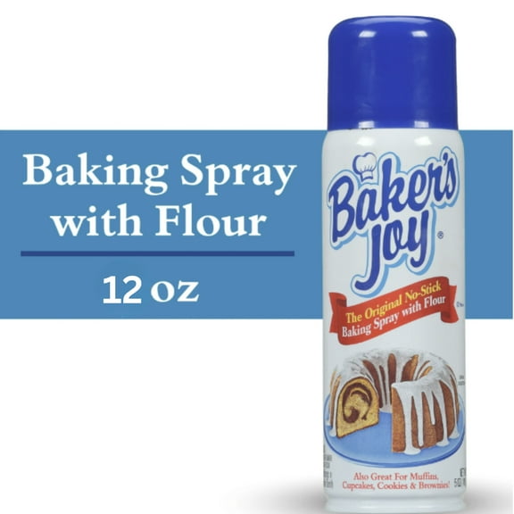 Baker's Joy Baking Spray, The Original No-Stick Baking Spray with Flour, 12 oz. Can
