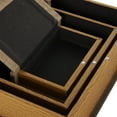 thumbnail image 4 of DecMode Faux Book Storage Multi Colored Faux Leather Decorative Box, 3 Count, 4 of 9