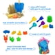 thumbnail image 3 of Moldes tipo castillo de Beach Sand Toys SupMLC, 27 unidades, con balde y bolsa, 3 of 7