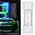 thumbnail image 2 of Tanque de enfriamiento de agua 6 orificios Aluminio blanco Accesorios de computadora Rosca G1/4 YSX TBDB170, 2 of 10
