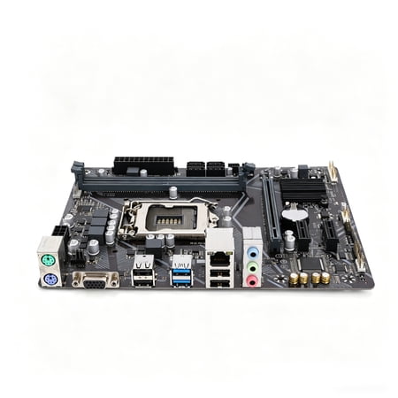 Mioren Computer Motherboard H410M-S2 Computer Motherboard LGA1200 for I9 I7 I5 I3 CPU M-ATX Desktop Board with DDR4 64GB Maximum