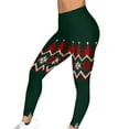 thumbnail image 6 of Ruimatai Women's Christmas Plaid Print Leggings Stretchy Yoga Pants with Comfortable Fit for Workout, Fitness, and Casual Wear, 6 of 9