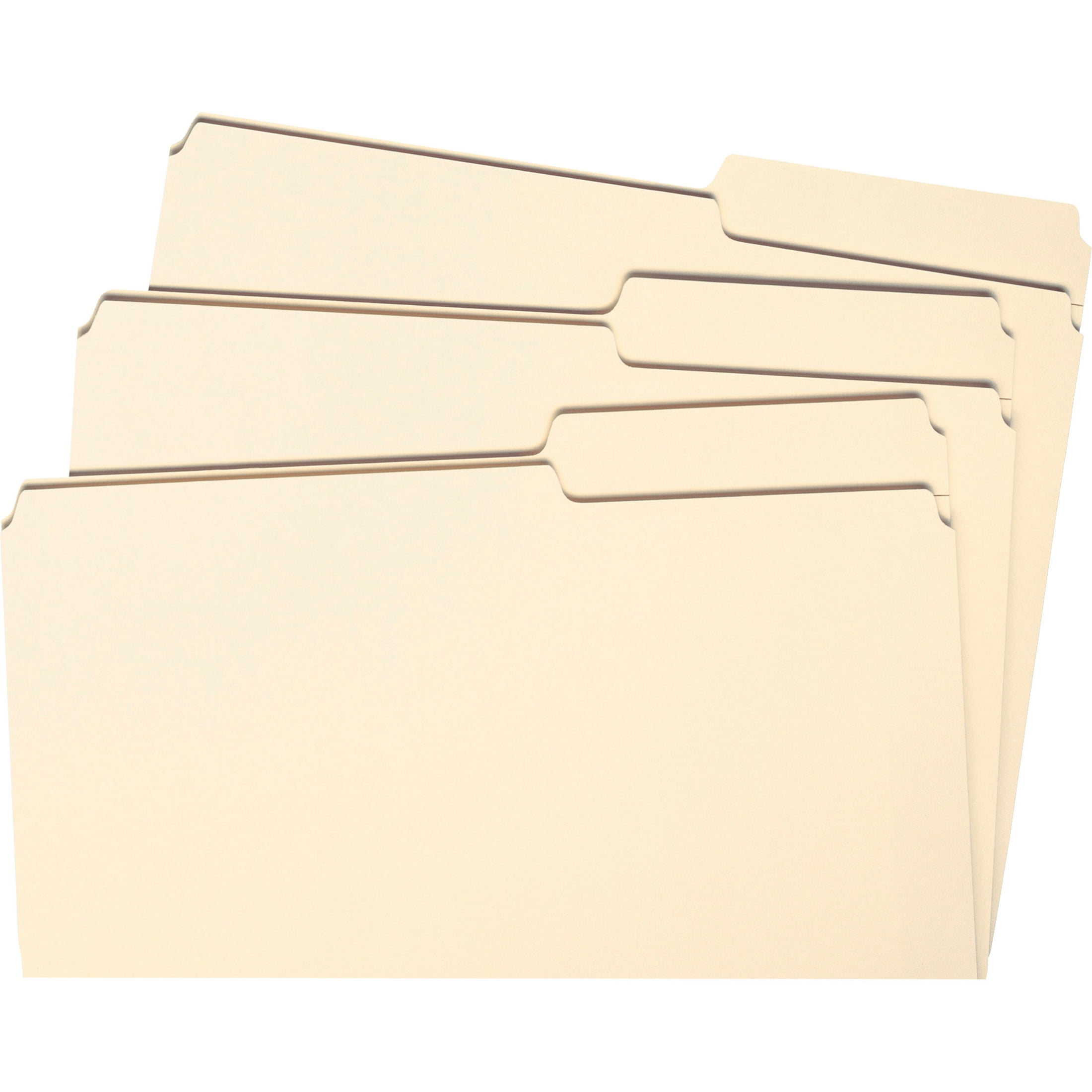 Smead File Folders, Reinforced 2/5-Cut Right Posit