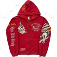 thumbnail image 3 of Sudadera con capucha gótica nueva Y2K con estampado de calavera retro americana, sudadera con capucha holgada de estilo punk hip hop rock, sudadera deportiva para parejas, moda urbana, 3 of 5