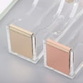 thumbnail image 5 of Clear Tape Dispenser, Adhesive Tape Dispenser Cutter Holder(clear+rose Gold)(1pcs), 5 of 5