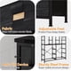 thumbnail image 5 of Qinaqin Negro 12- cm de Profundidadrawer Tela Profundidadresser con Convenient Side Pockets Ideal Almacenamiento Solution para Bedrooms Living Rooms Alturaallways y Closets, 5 of 7
