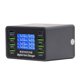 thumbnail image 5 of Puerto USB 50W 8 Puertos QC30 PD Cargador Rápido con Voltímetro Digital LED Azul Reemplazo Estación de Carga USB Múltiple ANGGREK  Otros, 5 of 8