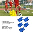 thumbnail image 3 of 5 Pcs Gilets d'Entraînement pour Enfants, Sans Manches, Col Rond, pour Sports de Football, 3 of 8