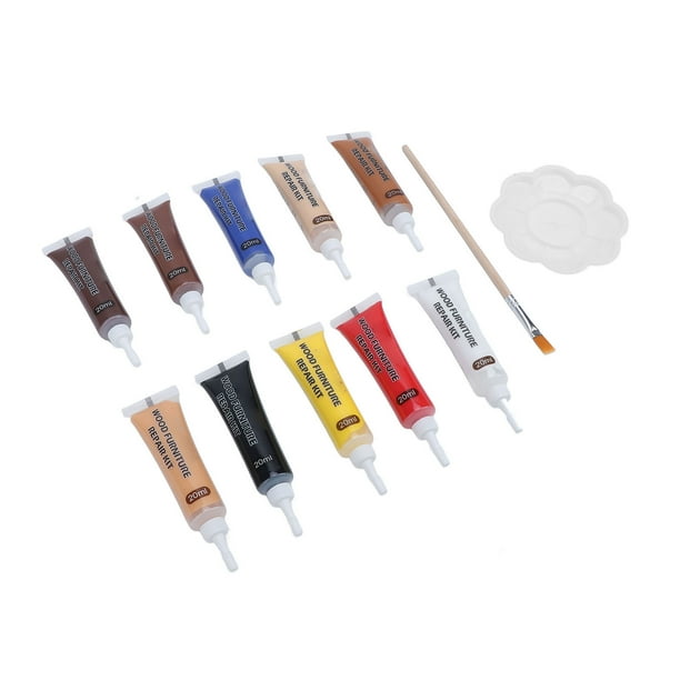 Kit De Reparación De Arañazos De Madera, Práctico Y Compacto Kit De Reparación De Muebles De Madera Con Capacidad única De 20 Ml Para Escritorios