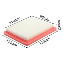 Replacement Air Filter for Lawn Mower GCV145/160A0/170/190/200 Engines - Compatible with 17211-Z8B-901, HRU19, HRN216, HRX217 Models