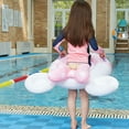 thumbnail image 3 of Flotador de natación para bebé, anillo de natación inflable Flotadores lindos con asiento y asa Flotadores de piscina Juguetes Diversión Balsa de agua Salón Suministros para fiestas para bebés Ni, 3 of 5