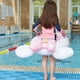 thumbnail image 3 of Flotador de natación para bebé, anillo de natación inflable Flotadores lindos con asiento y asa Flotadores de piscina Juguetes Diversión Balsa de agua Salón Suministros para fiestas para bebés Ni, 3 of 5